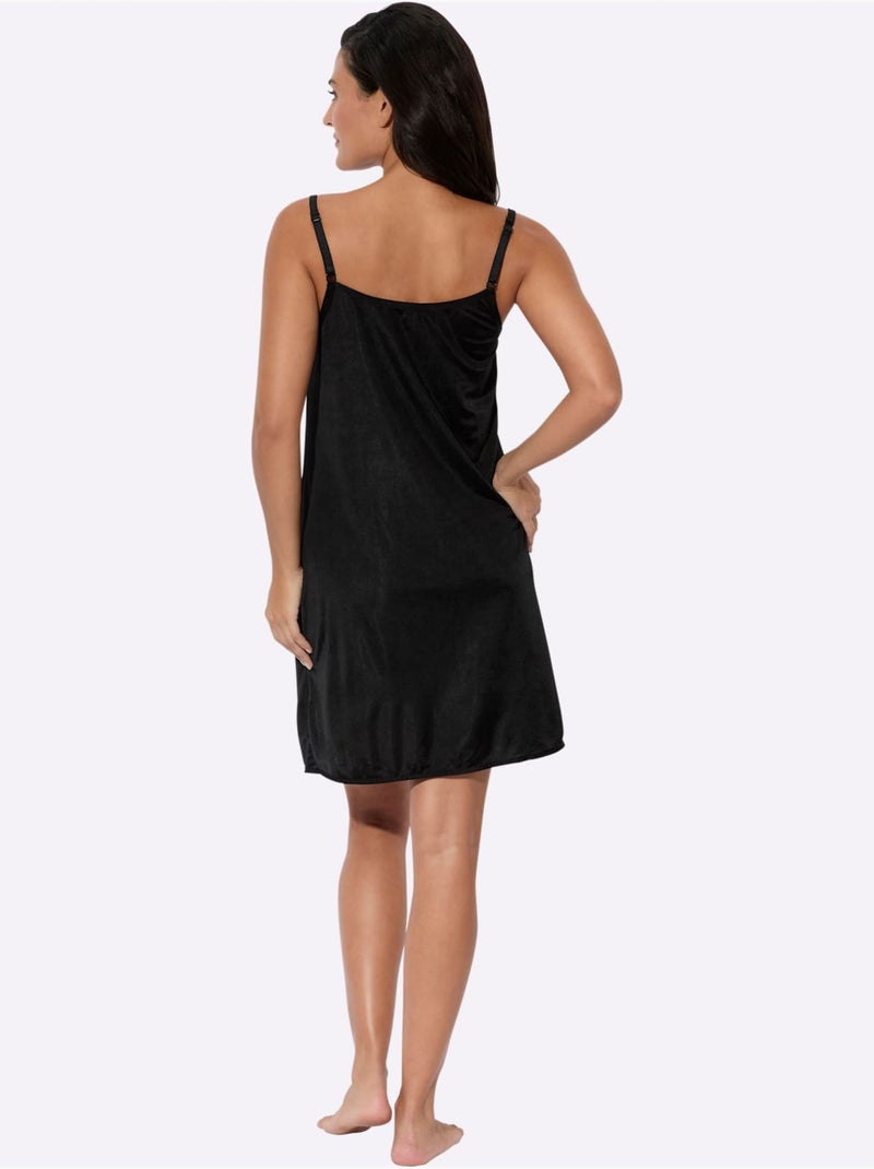 Fond De Robe Qualité Viscose Douce - Taille Standard - Witt Noir - Kiabi