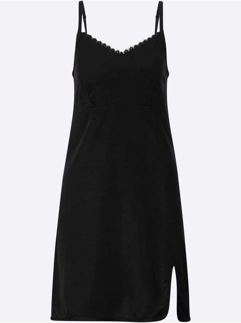 Fond De Robe Qualité Viscose Douce - Taille Standard - Witt Noir - Kiabi