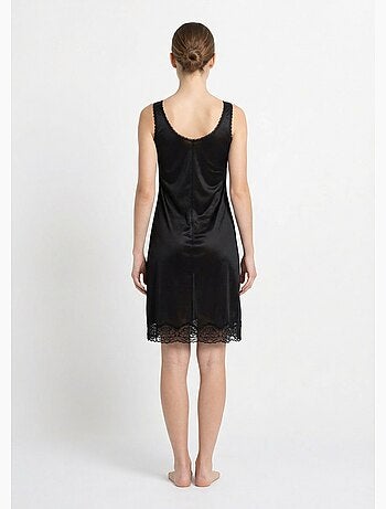 Fond de robe satiné antistatique et dentelle - Afibel