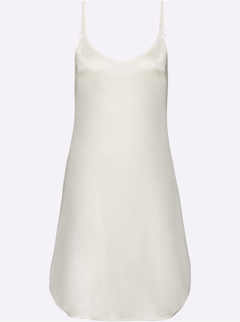 Fond De Robe Viscose - Taille Standard - Witt Ivoire - Kiabi