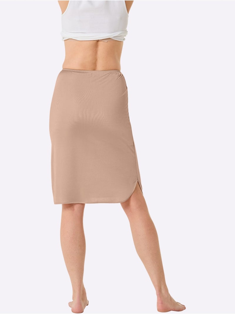 Fond De Robe Viscose - Taille Standard - Witt Marron - Kiabi