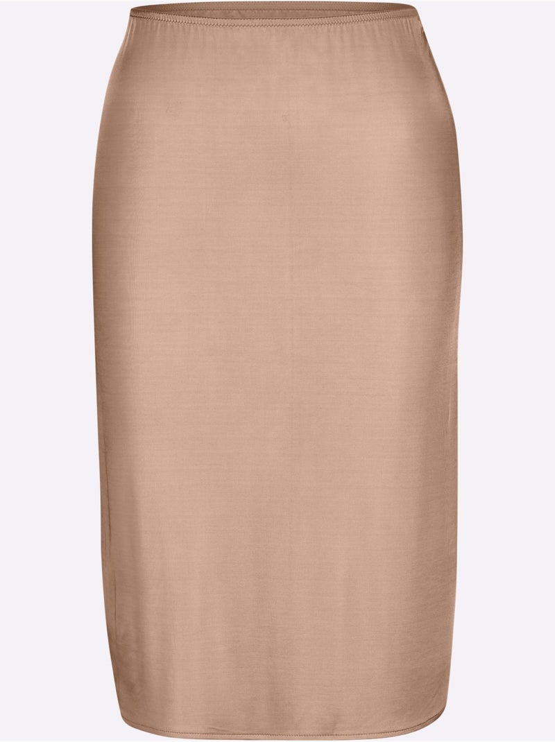 Fond De Robe Viscose - Taille Standard - Witt Marron - Kiabi