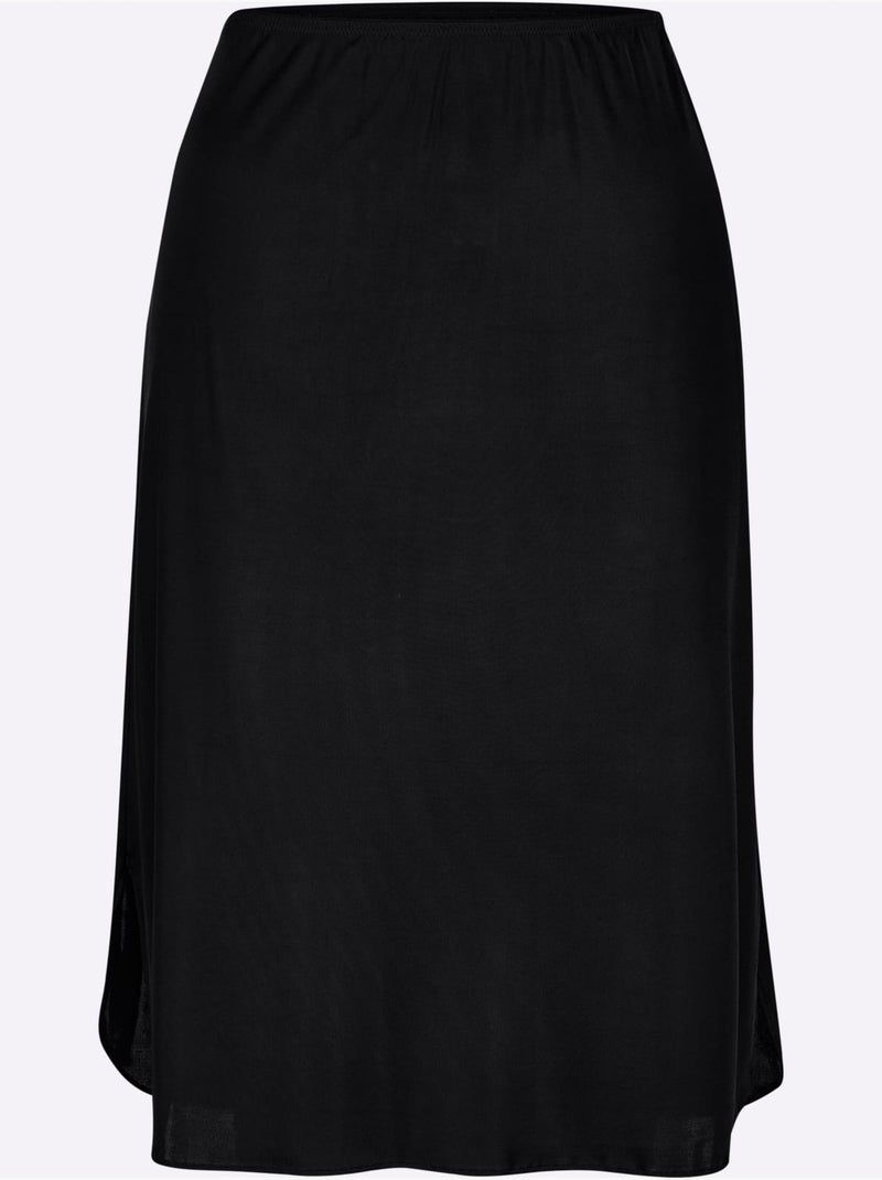 Fond De Robe Viscose - Taille Standard - Witt Noir - Kiabi