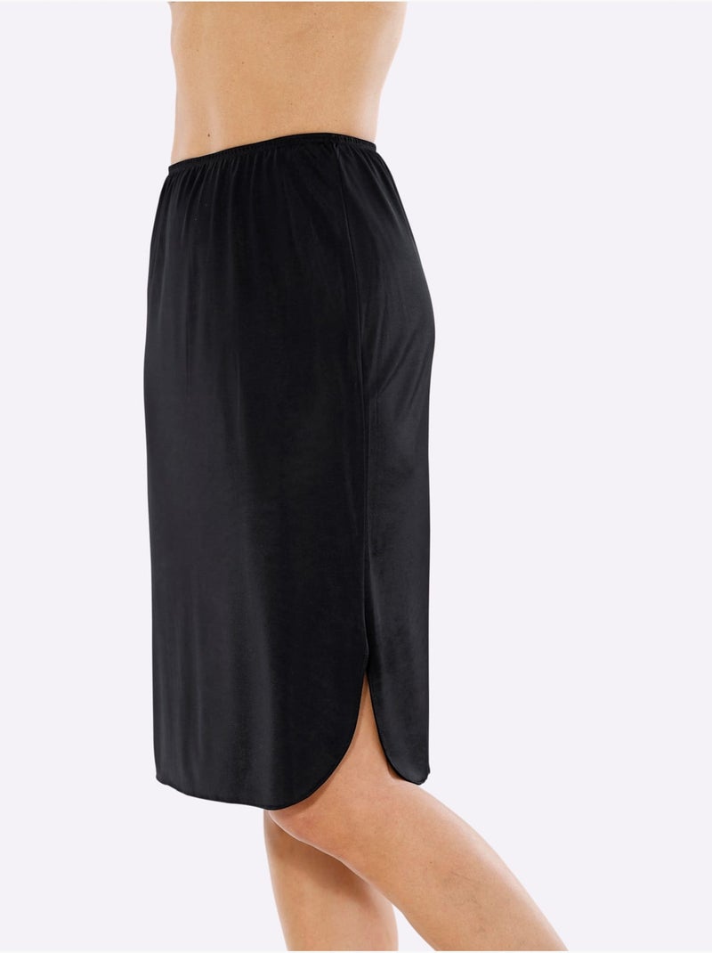 Fond De Robe Viscose - Taille Standard - Witt Noir - Kiabi