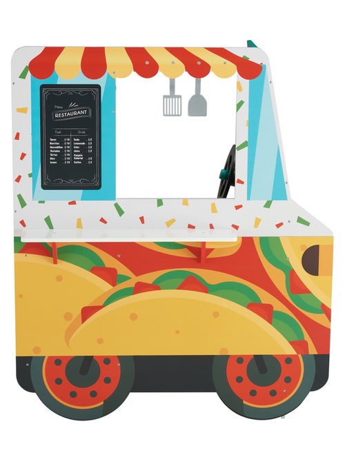 Food Truck en Bois, Cuisine de Jeu pour Enfants, Camion Taco Ludique - Kiabi Food Truck en Bois, Cuisine de Jeu pour Enfants, Camion Taco Ludique - Kiabi