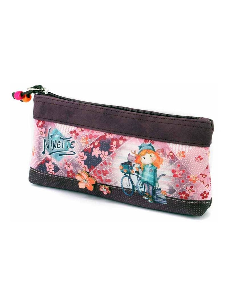 Forever Ninette Bicycle Ensemble de Deux Trousse de Toilette, Bordeaux Bordeaux - Kiabi