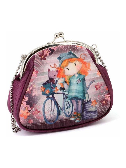 Forever Ninette Bicycle Sac à Bandoulière Retro Chaîne Grand, Bordeaux - Kiabi
