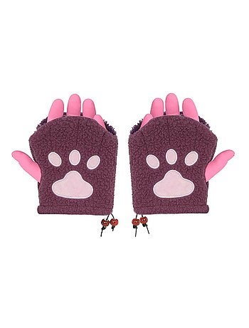 Forever Ninette Original Bonnet et Gants, Multicolore