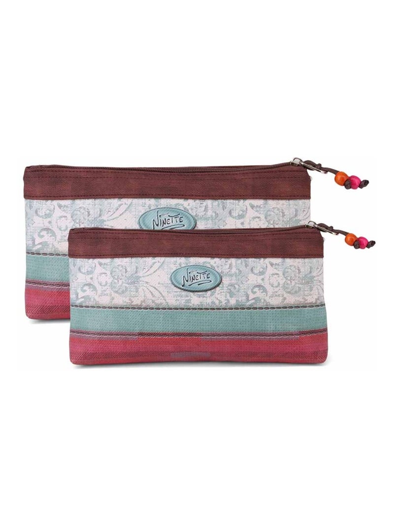 Forever Ninette Swing Ensemble de Deux Trousse de Toilette, Multicolore Multicolore - Kiabi