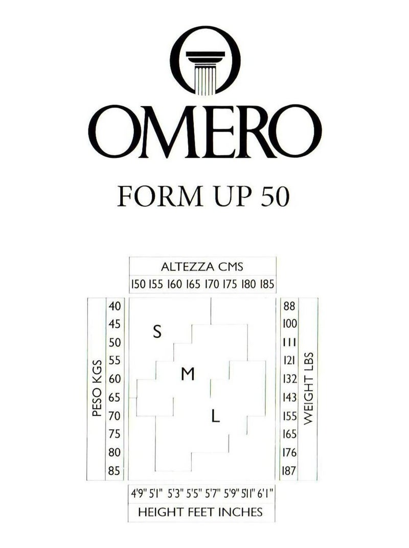 Form Up 50den  Opaque Matte Collant  amincissant et modelant. Noir - Kiabi