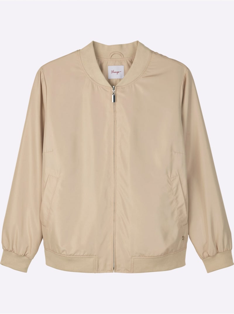 Forme Blouson Tendance - Taille Standard - Sheego Beige - Kiabi