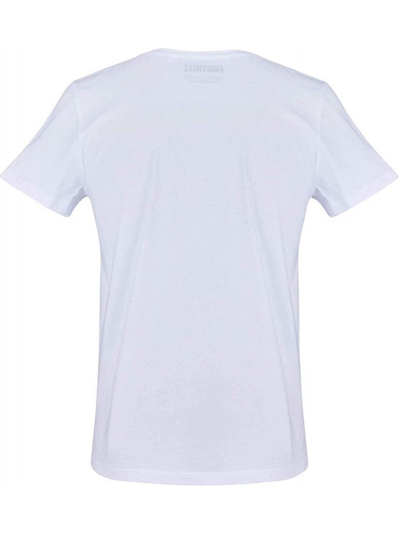 Fortnite - T-shirt motif/style Aluminium Blanc - Kiabi