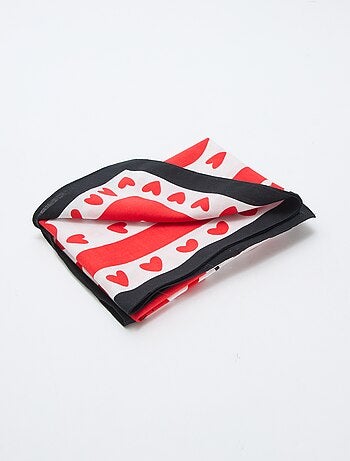 Foulard (65x65 cm) 'Agathe Sorlet x Kiabi' - Saint-Valentin