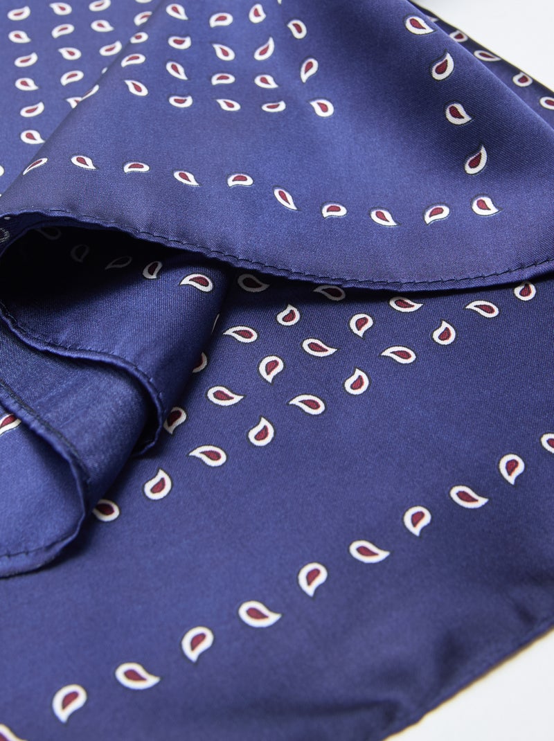 Foulard à motifs Bleu - Kiabi