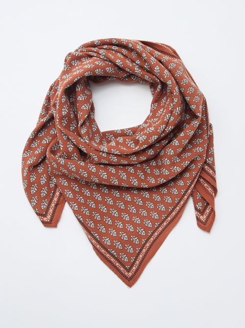 Foulard à motifs India - Kiabi