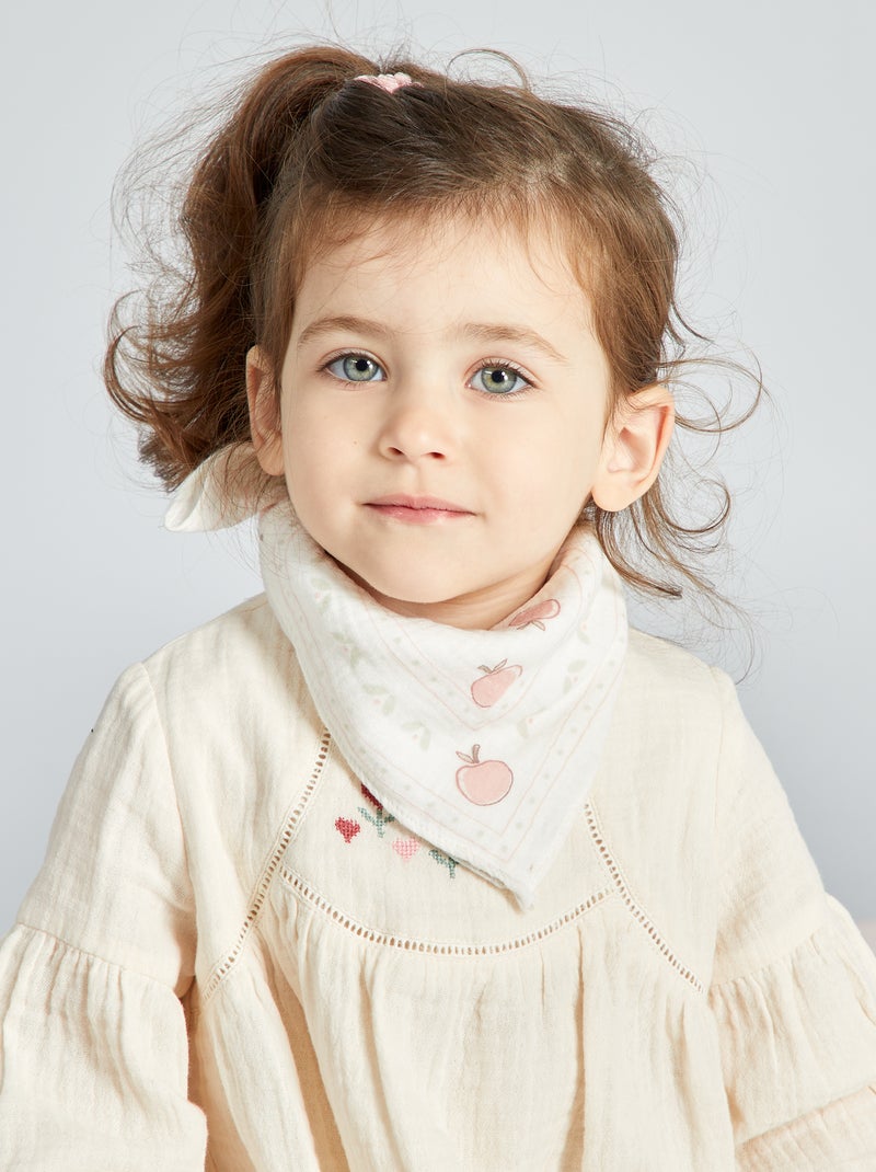 Foulard avec imprimé Blanc - Kiabi