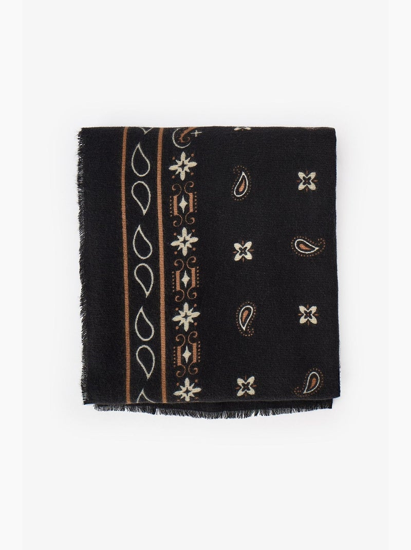 Foulard bandana penti Noir - Kiabi