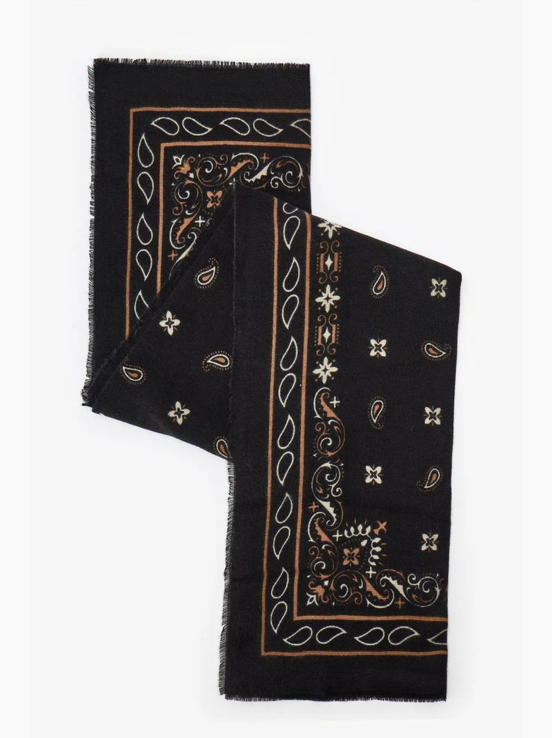 Foulard bandana penti Noir - Kiabi