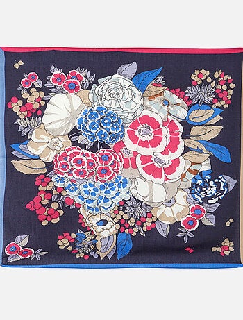 Foulard carré bouquet de fleurs - Damart