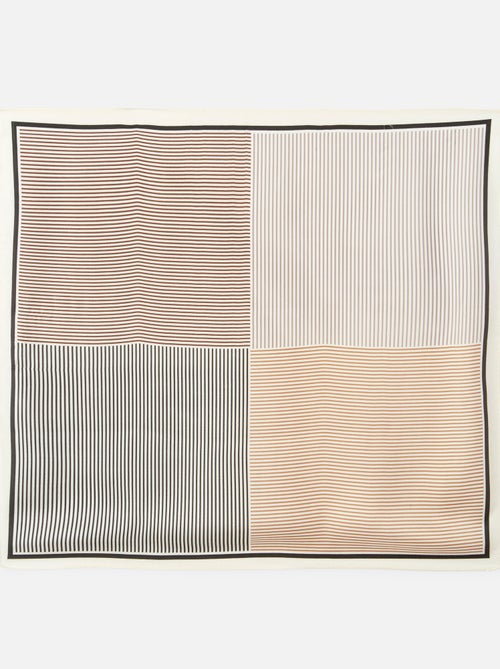 Foulard carré effet graphique - Damart - Kiabi