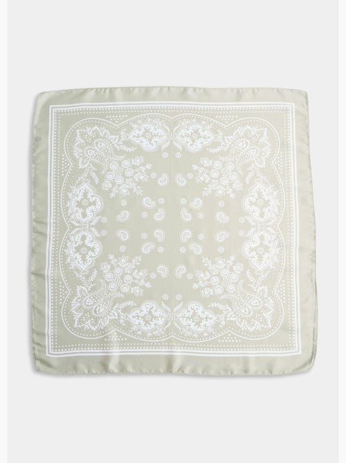 Foulard carré en satin, motif bandana 2 - AFIBEL - Kiabi