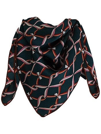 Foulard Carré Femme 55x55 cm – 100% Viscose ELENOR