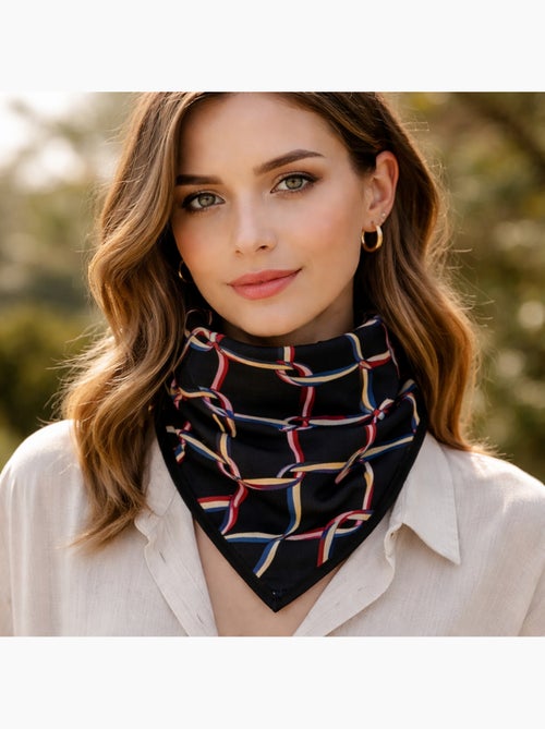 Foulard Carré Femme 55x55 cm – 100% Viscose ELENOR - Kiabi