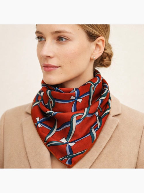 Foulard Carré Femme 55x55 cm – 100% Viscose ELENOR - Kiabi