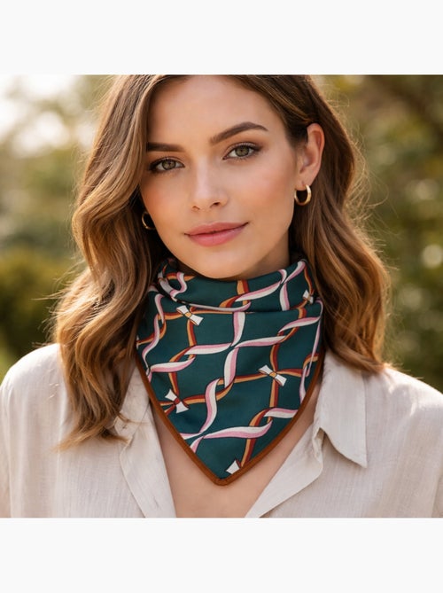 Foulard Carré Femme 55x55 cm – 100% Viscose ELENOR - Kiabi