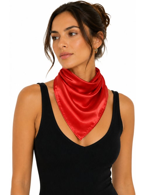 Foulard Carré Femme 60x60 cm – 100% Viscose - Kiabi