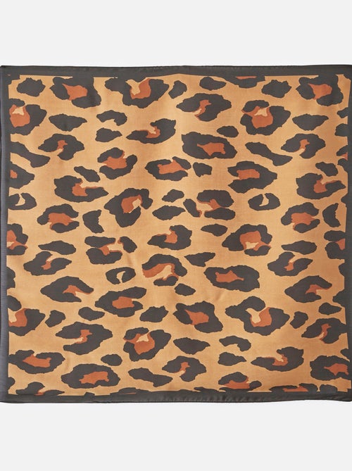Foulard carré imprimé animalier - Damart - Kiabi