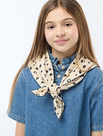 Foulard carré imprimé
