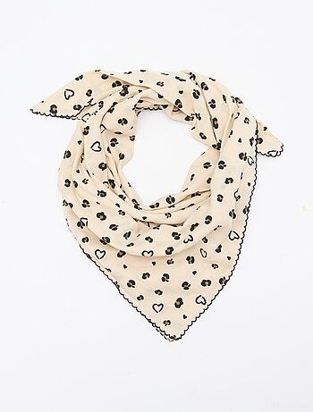 Foulard carré imprimé