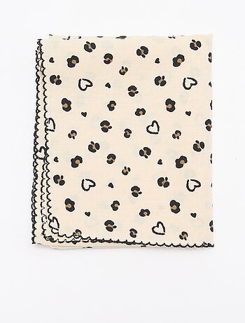 Foulard carré imprimé
