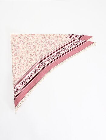 Foulard carré imprimé