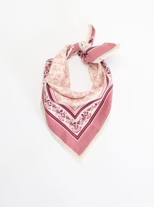Foulard carré imprimé - Kiabi