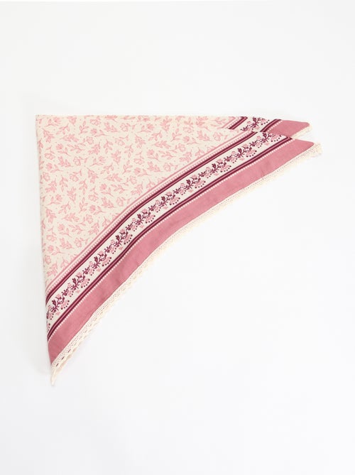 Foulard carré imprimé - Kiabi