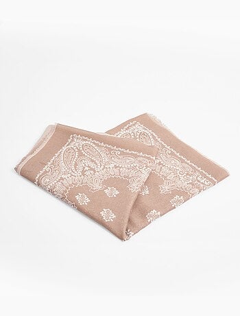 Foulard carré, motif bandana dégradé - AFIBEL