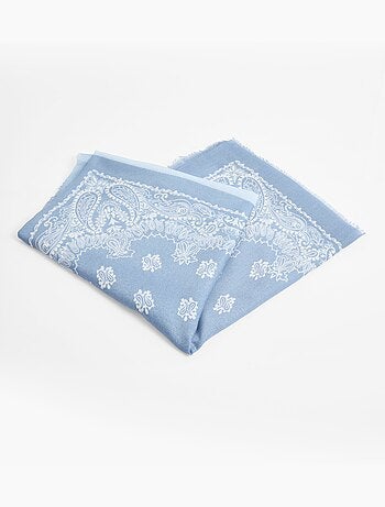 Foulard carré, motif bandana dégradé - AFIBEL