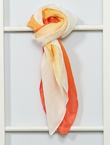 Foulard carré tie and dye