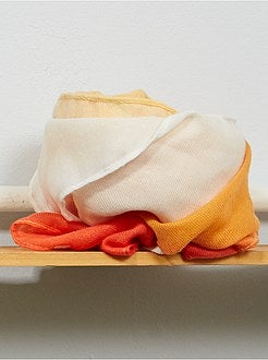 Foulard carré tie and dye - Kiabi