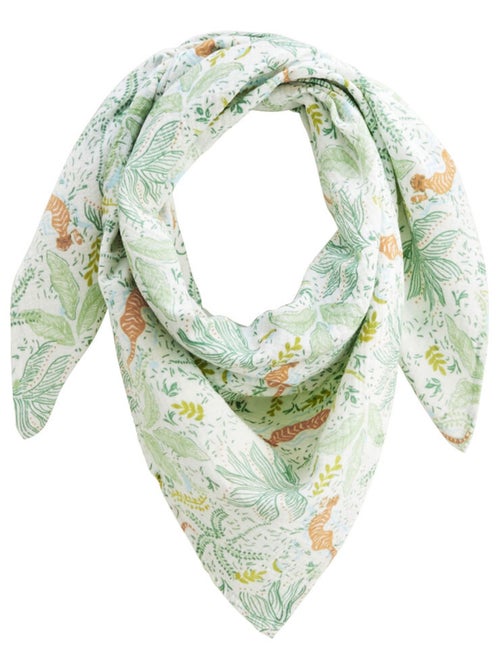 Foulard en gaze de coton Kanha 100 x 100 cm - Kiabi