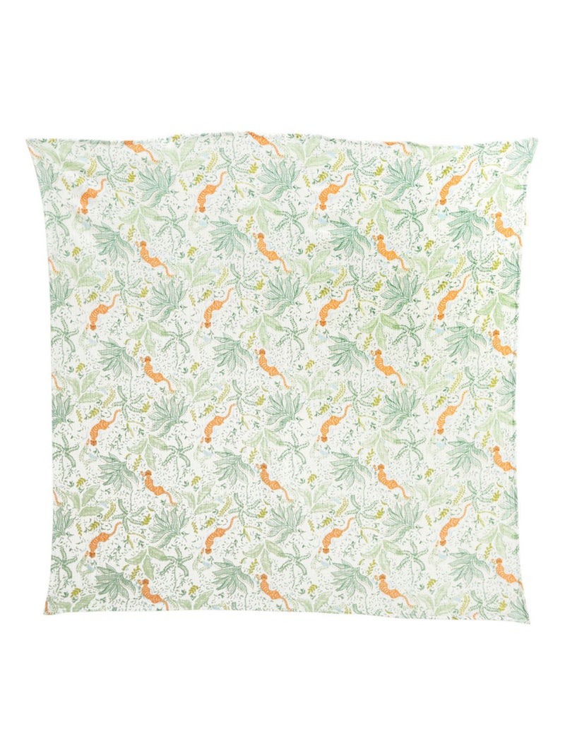Foulard en gaze de coton Kanha 100 x 100 cm Ecru - Kiabi