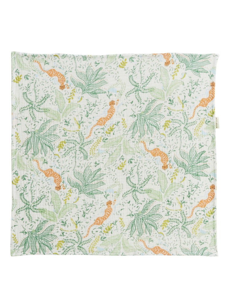 Foulard en gaze de coton Kanha 50 x 50 cm Ecru - Kiabi