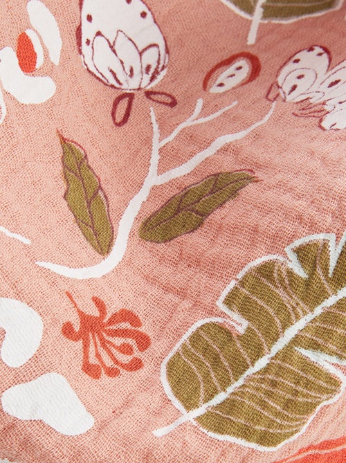 Foulard en gaze de coton Mindanao 100 x 100 cm - Kiabi