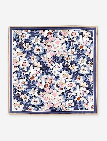 Foulard en satin fantaisie (65x65 cm)