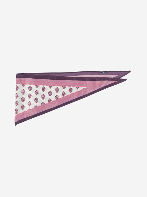 Foulard en satin fantaisie - Kiabi