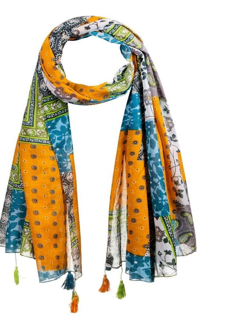 Foulard Enigma Orange - Kiabi