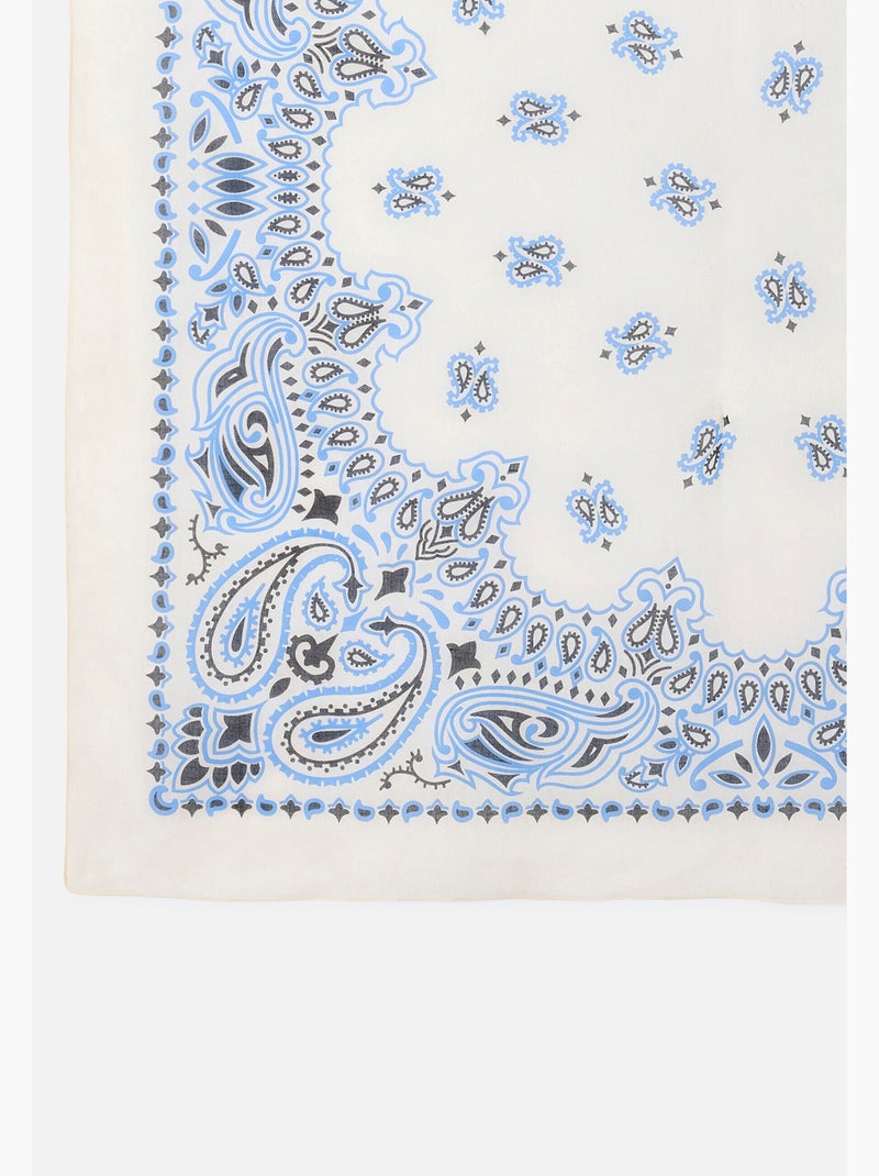 Foulard esprit bandana - damart Marron - Kiabi