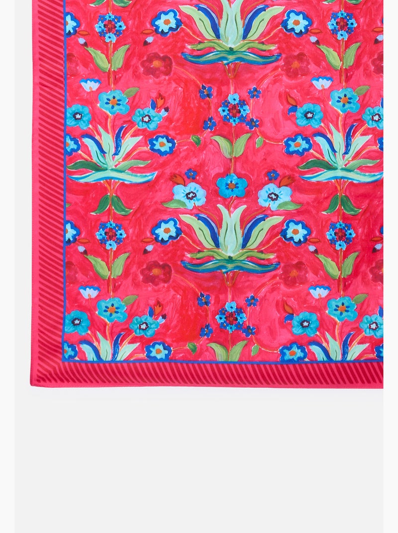 Foulard fleuri - Damart Rose - Kiabi